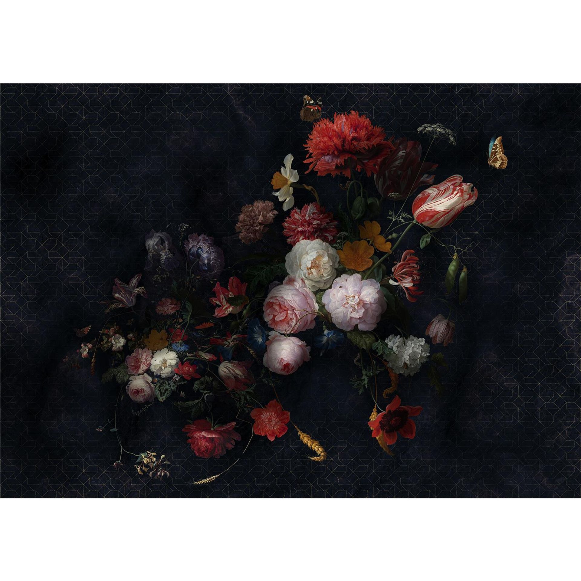 Vlies Fototapete - Amsterdam Flowers  - Größe 350 x 250 cm
