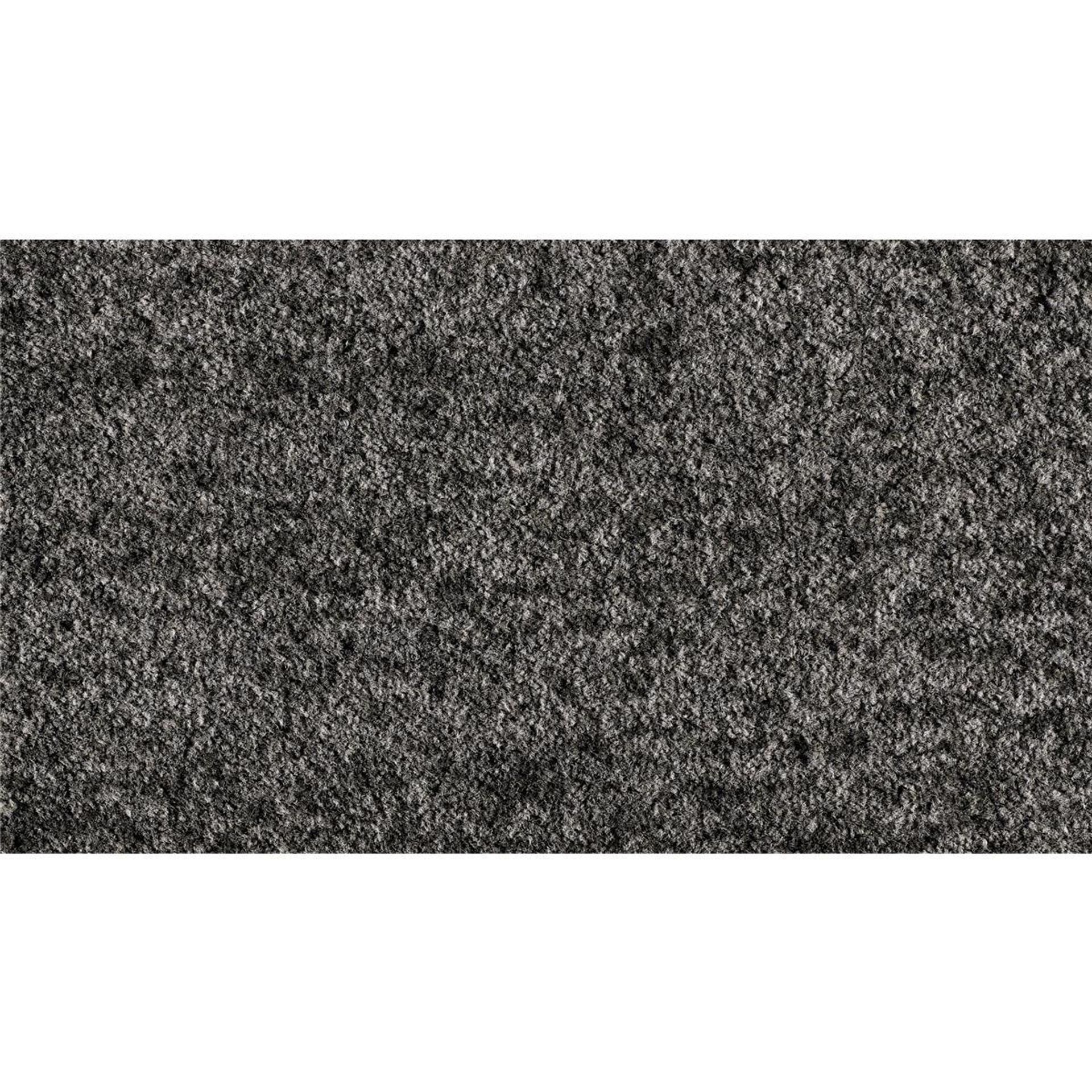 Sauberlauf Grau 83.03 mit Rand - Rollenbreite 130 cm