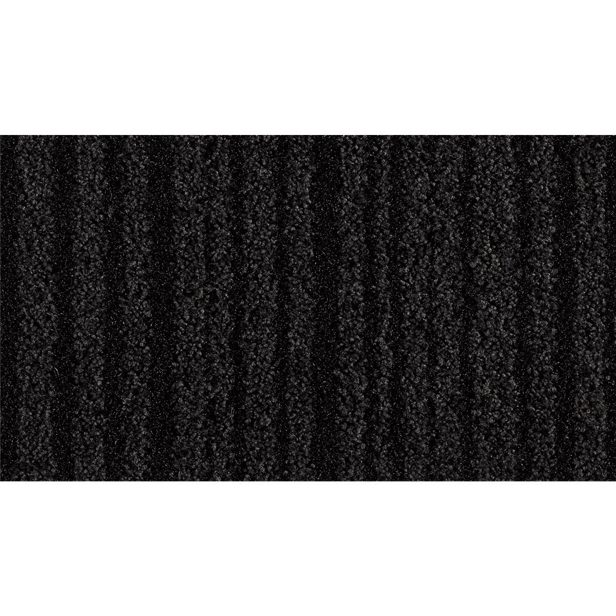 Sauberlauf Schwarz 40.11 mit Rand - Rollenbreite 200 cm