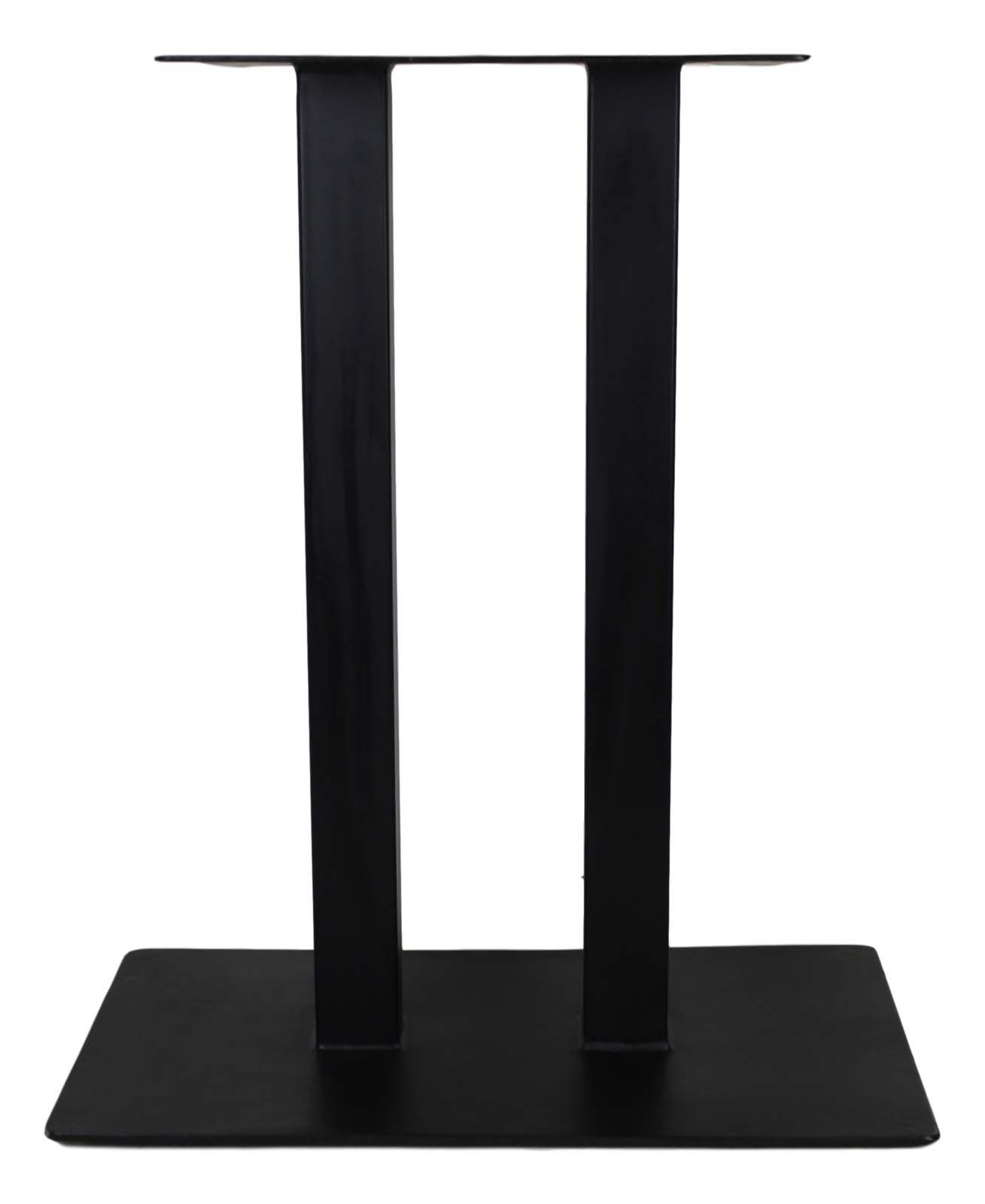 Tischgestell 2-Pillar EDE-04 Pulverbeschichtet Schwarz Metall B/H/T: 35 cm 70 cm 60 cm