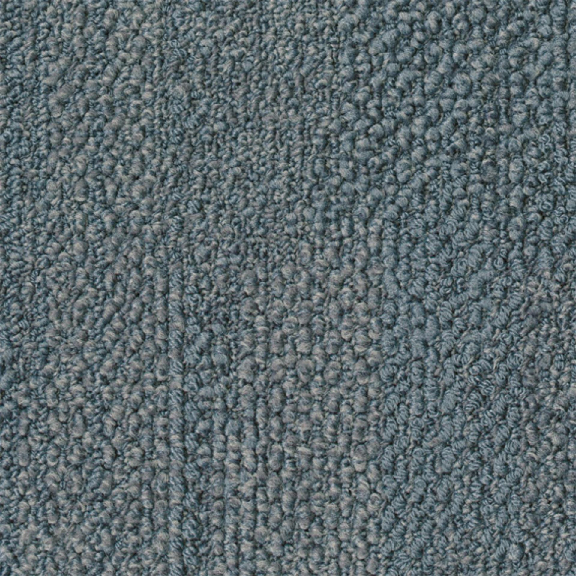 Teppichfliesen 50 x 50 cm Schlinge strukturiert Marvel AB49 8913 Blau Organisch