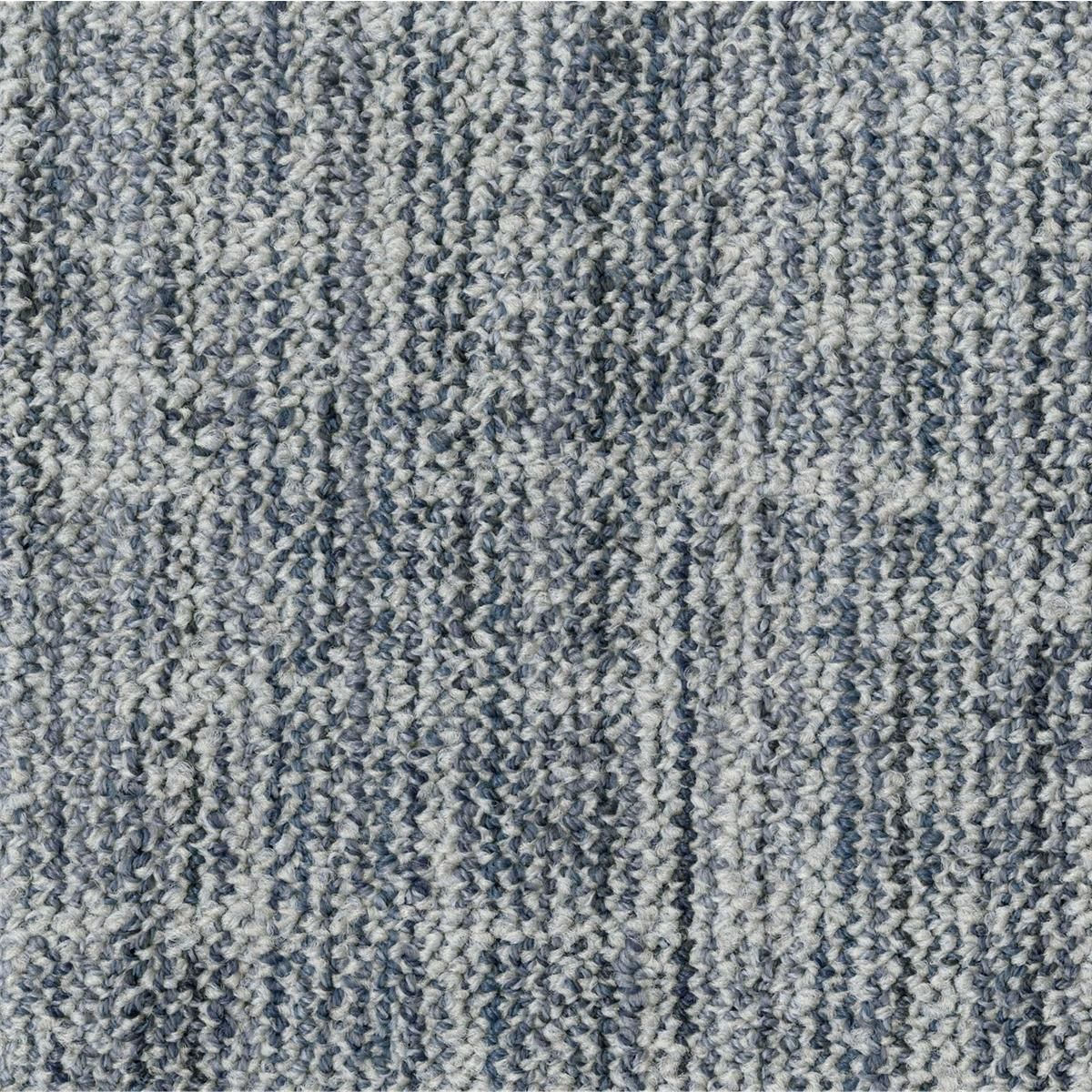 Teppichfliesen 50 x 50 cm Schlinge strukturiert Jeans Stonewash AA37 8905 Blau Textur