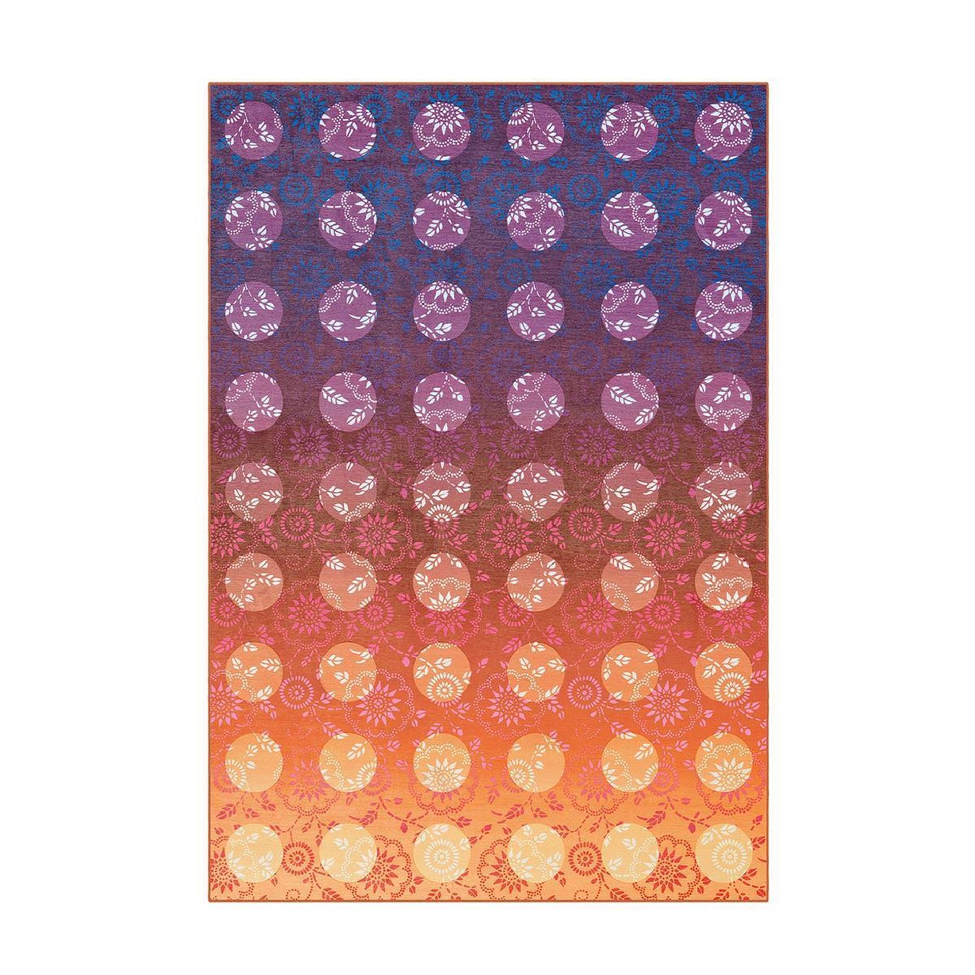 Teppich Flash 2706 Violett / Orange 80 cm x 150 cm