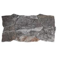 Wandelemente aus Stein und Keramik NSE BRILLO GREY Grau 24,2 cm x 46,6 cm