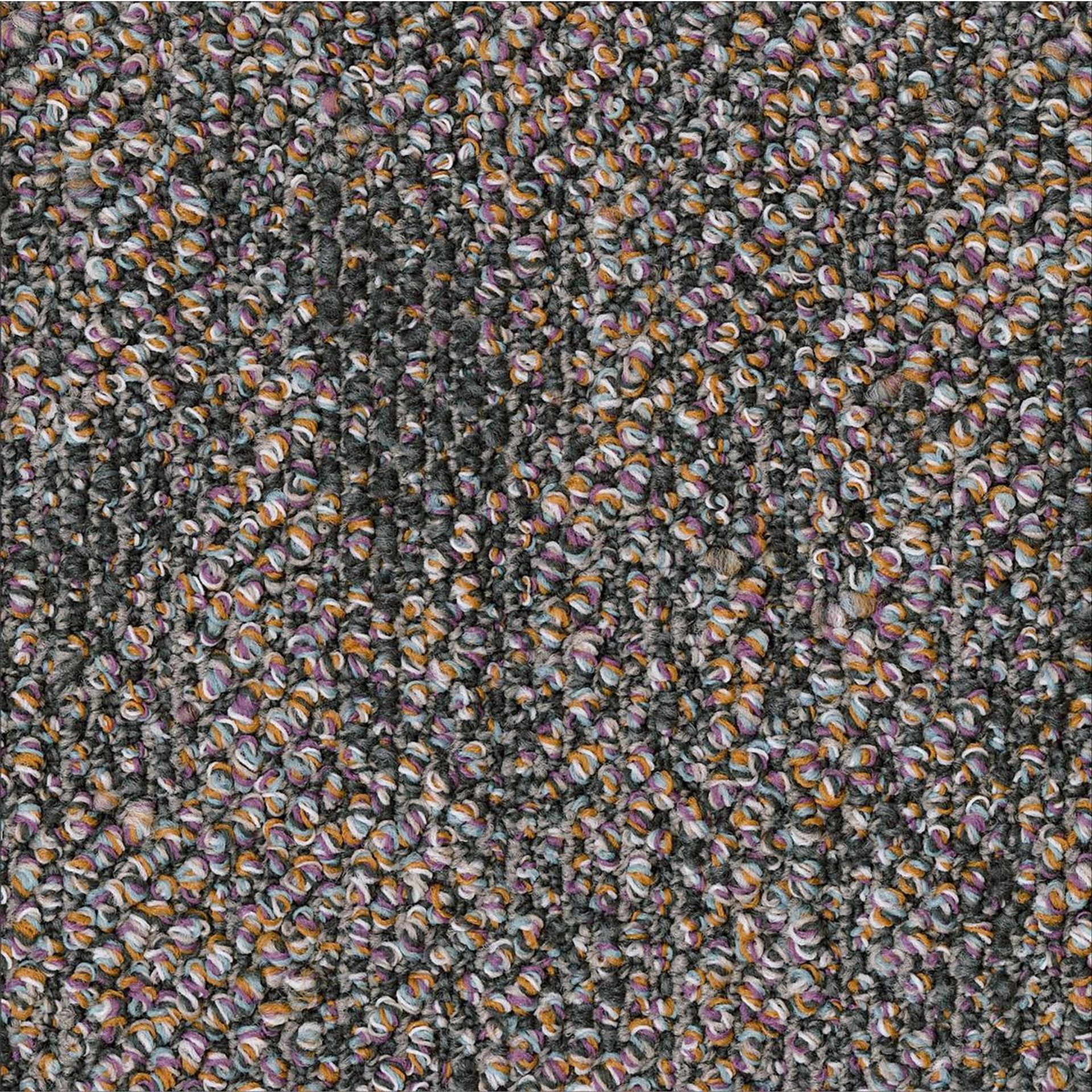 Teppichfliesen 50 x 50 cm Schlinge strukturiert Flores AA99 9114 Beige Organisch