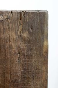 Vitrine Metall/Holz EDE-04 Schwarz/natur Metall/Holz B/H/T: 40 cm 185 cm 85 cm