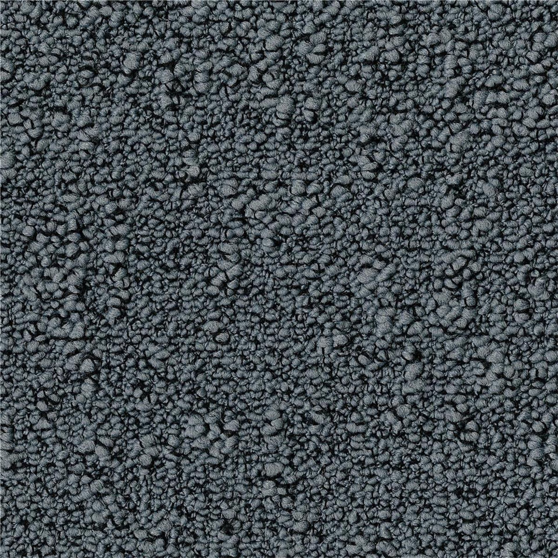 Teppichfliesen 50 x 50 cm Schlinge strukturiert Fields B751 8822 Blau Allover