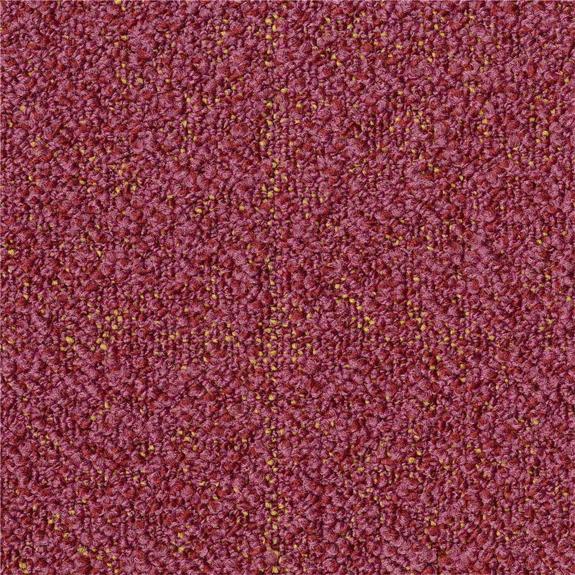 Teppichfliese 50 x 50 cm Schlinge Desso Iconic AA23 4212 Rot Textur