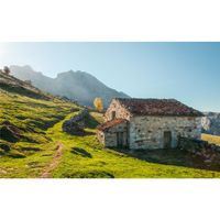 Vlies Fototapete - Picos de Europe Alm - Größe 450 x 280 cm