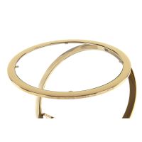 Beistelltisch Spiral 525 Gold - 40 cm (L) x 40 cm (B) x 55 cm (H)