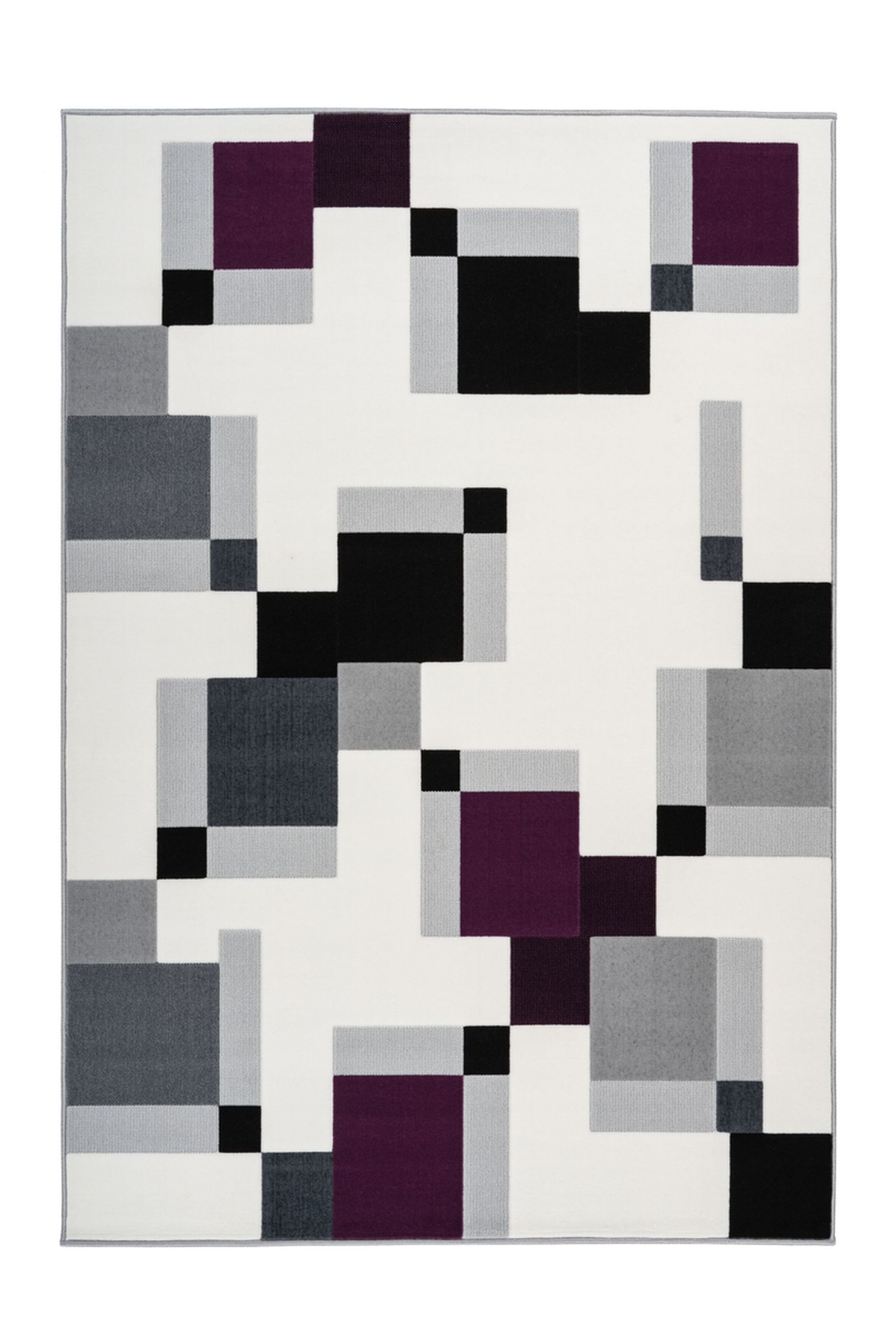 Teppich Esperanto 225 Elfenbein / Violett 200 cm x 290 cm