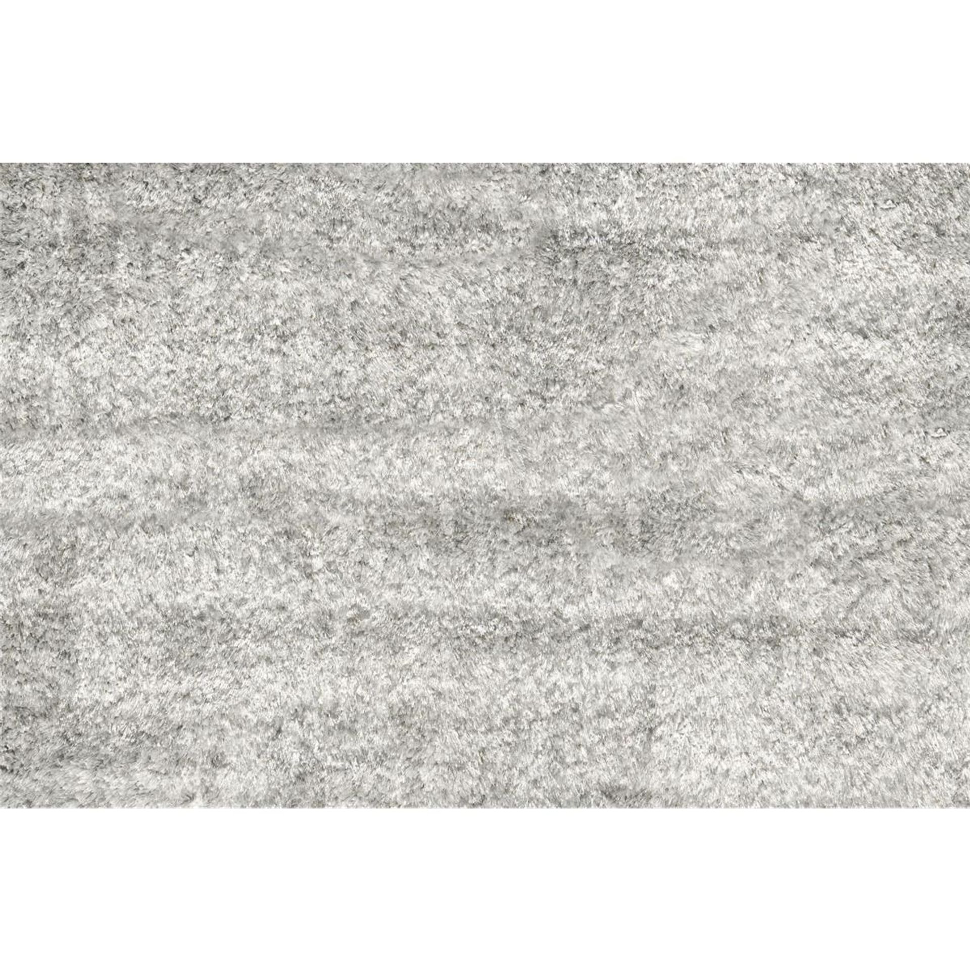 Teppich Grace Shaggy Silbergrau 60 cm x 110 cm