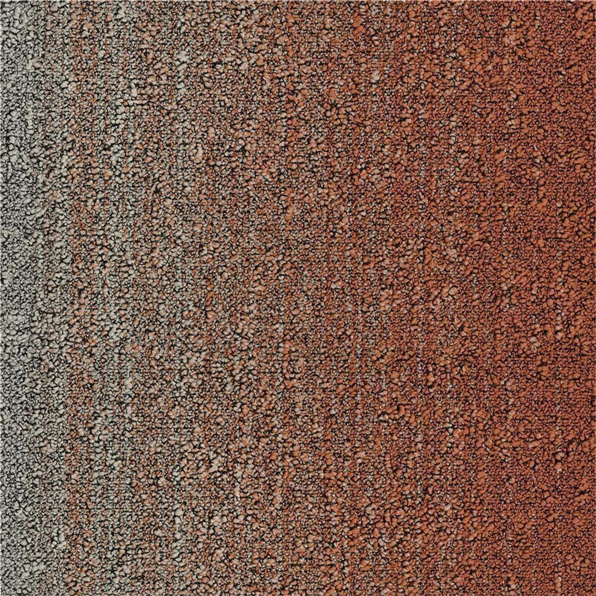 Teppichfliesen 50 x 50 cm Schlinge strukturiert Fuse B755 5102 Orange Textur