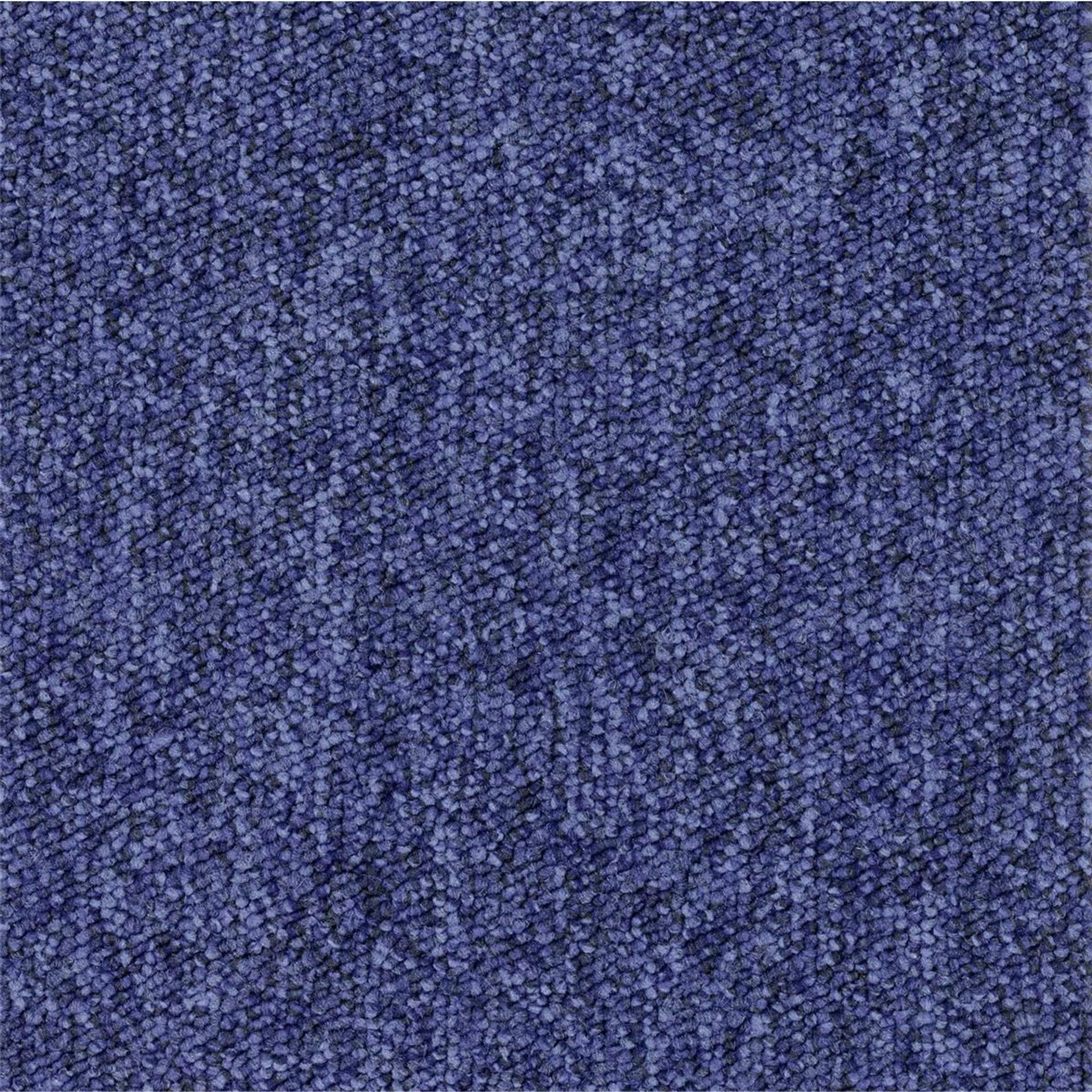 Teppichfliesen 50 x 50 cm Schlinge Tempra A235 3013 Blau Allover