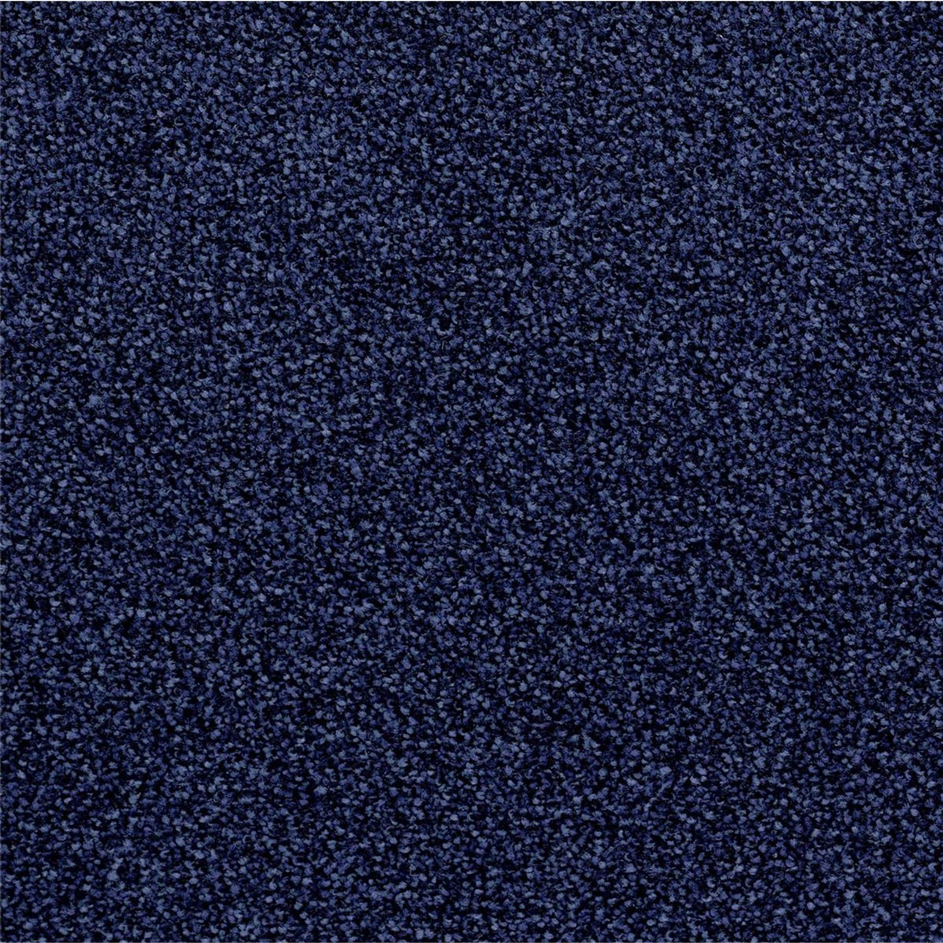 Teppichfliesen 50 x 50 cm Velours Arcade B023 8811 Blau Allover